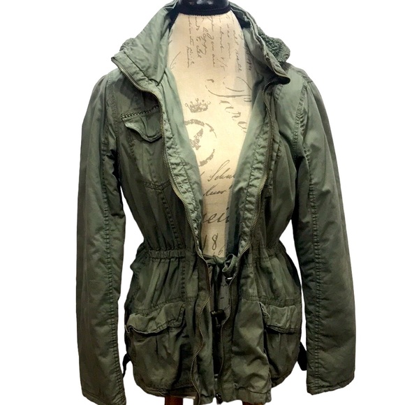 Ashley by 26 International Army Green Jacket L - Picture 2 of 7